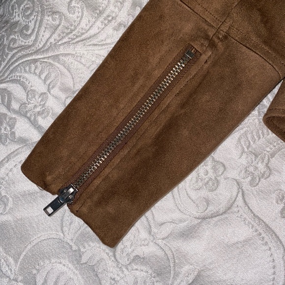 BB Dakota: Not your baby faux suede moto jacket - Picture 4 of 4